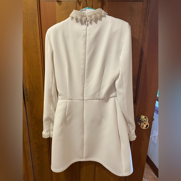 NADINE MERABI ATHENA WHITE DRESS - Picture 6 of 7